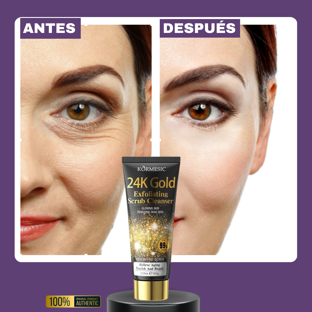 Golden Glow 24K – Exfoliación de Lujo, Adiós Células Muertas Hoy