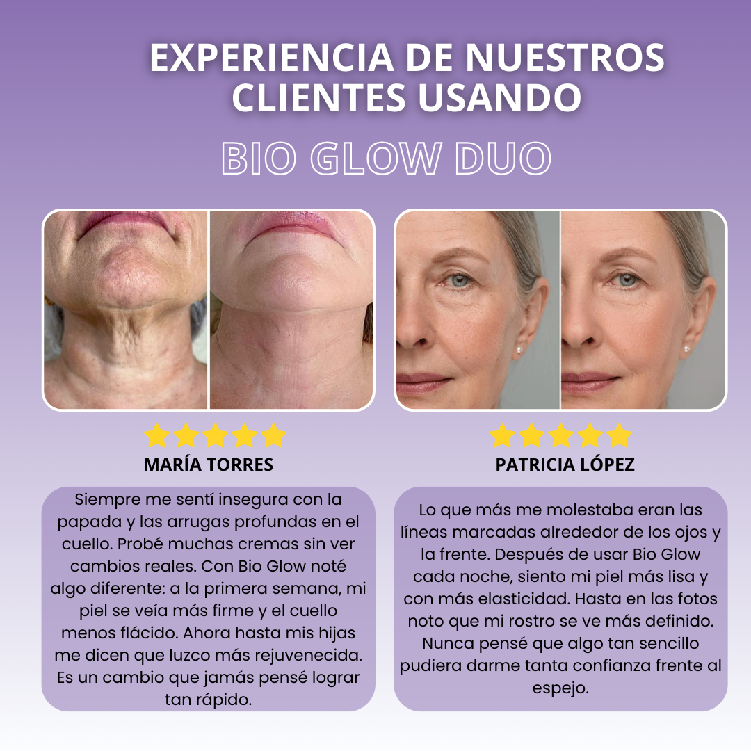 BioGlow™ Duo – Tu piel firme y joven en 10 minutos al día