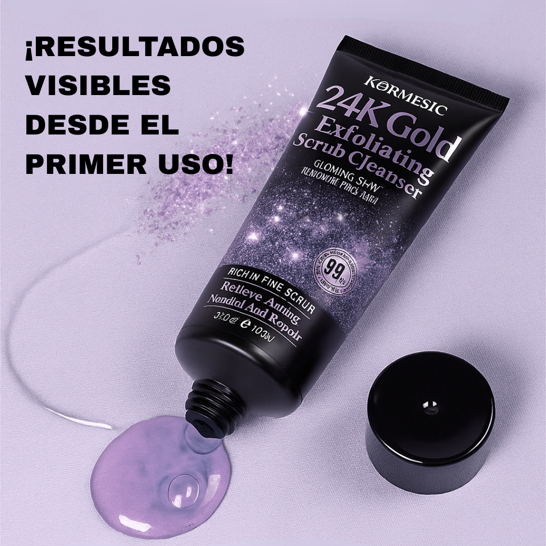 Golden Glow 24K – Exfoliación de Lujo, Adiós Células Muertas Hoy