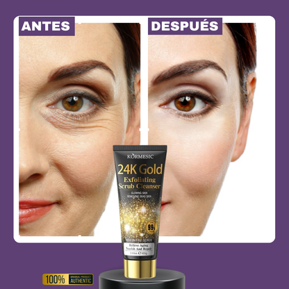 Golden Glow 24K – Exfoliación de Lujo, Adiós Células Muertas Hoy