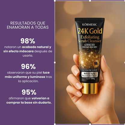 Golden Glow 24K – Exfoliación de Lujo, Adiós Células Muertas Hoy