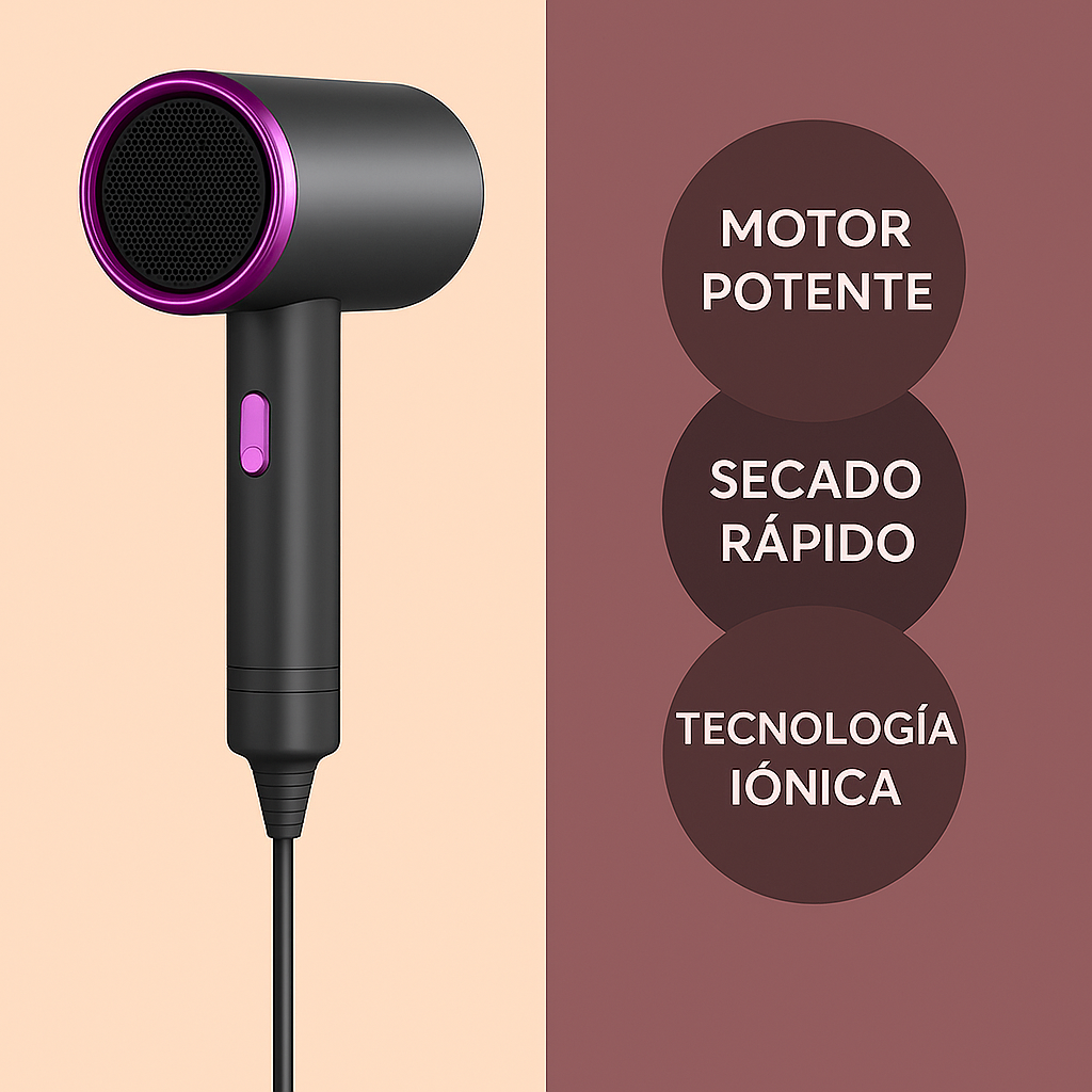 Secador de pelo iónico - ¡Tu pelo te lo agradecera!